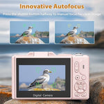 Maenlans 4K YouTube camera showing the side ports and battery compartment