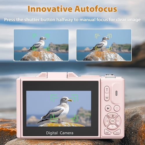 Maenlans 4K YouTube camera showing the side ports and battery compartment