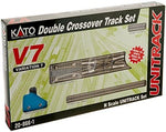 Kato USA Model Train Products V7 UNITRACK Double Crossover Track Set - Image 3