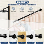 No-drill installation process for Abiglifty shower rod