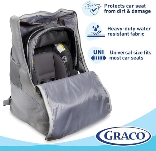 Graco durable car seat backpack side profile