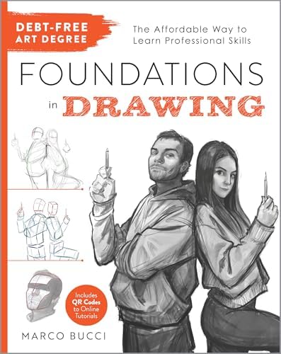 Debt-Free Art Degree: Foundations in Drawing: The Affordable Way to Learn Professional Skills - Includes QR Codes to Online Tutorials - Image 2