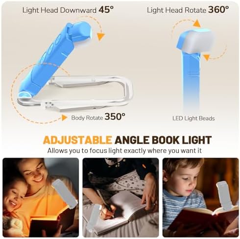 Close up of Yonsen reading light USB charging port