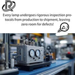 Top view of the heat resistant housing framework of the ELP96 projector lamp