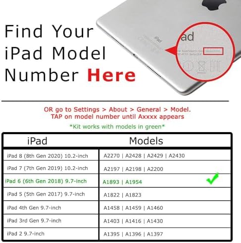 Close up view of the QuickStart instruction guide for iPad screen digitizer assembly