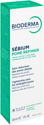 Side view of Bioderma Sebium Pore Refiner 30ml tube