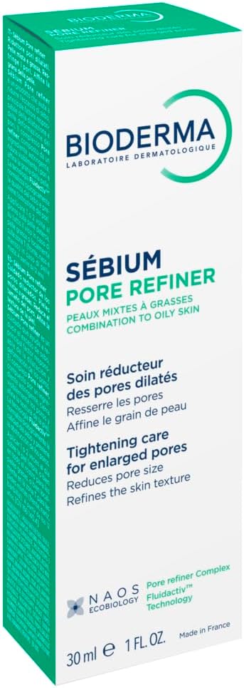 Side view of Bioderma Sebium Pore Refiner 30ml tube