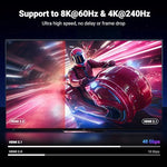 UGreen 48Gbps HDMI cable connecting a gaming console to a modern television setup.