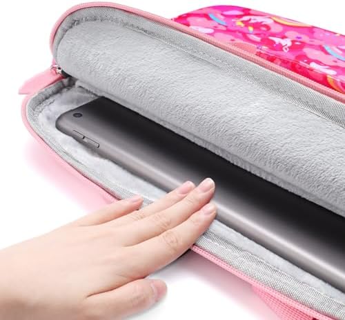Foxstory travel tablet container being carried by the top handle grip