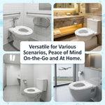 Hygienic disposable cover showing the moisture resistant backing for protection