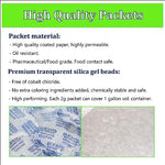 Food grade non toxic silica gel desiccant pouches for pantry storage