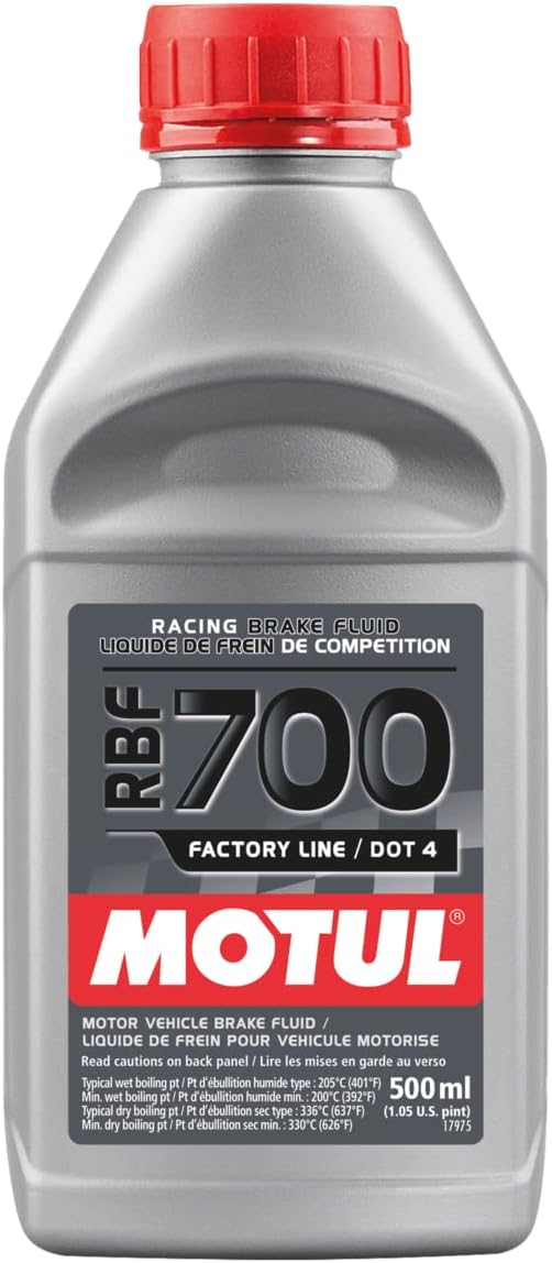 Motul RBF 700 Factory Line racing brake fluid 500ml front view bottle
