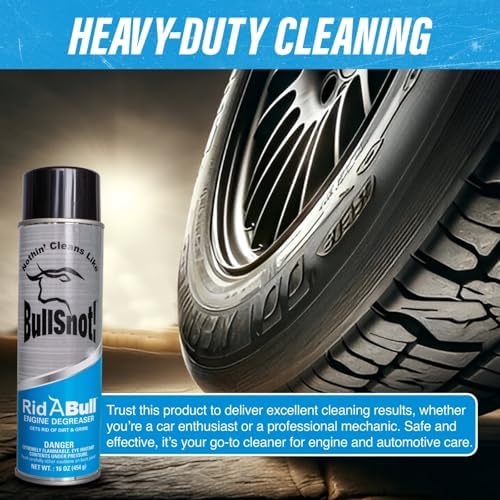 Sixteen ounce container of premium foam automotive parts degreasing formula