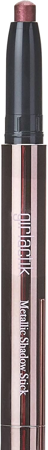 Girlactik Metallic Shadow Stick Garnette creamy texture close up
