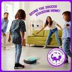 Product packaging of the birthday gift toy demonstrating safety features for household furniture and walls