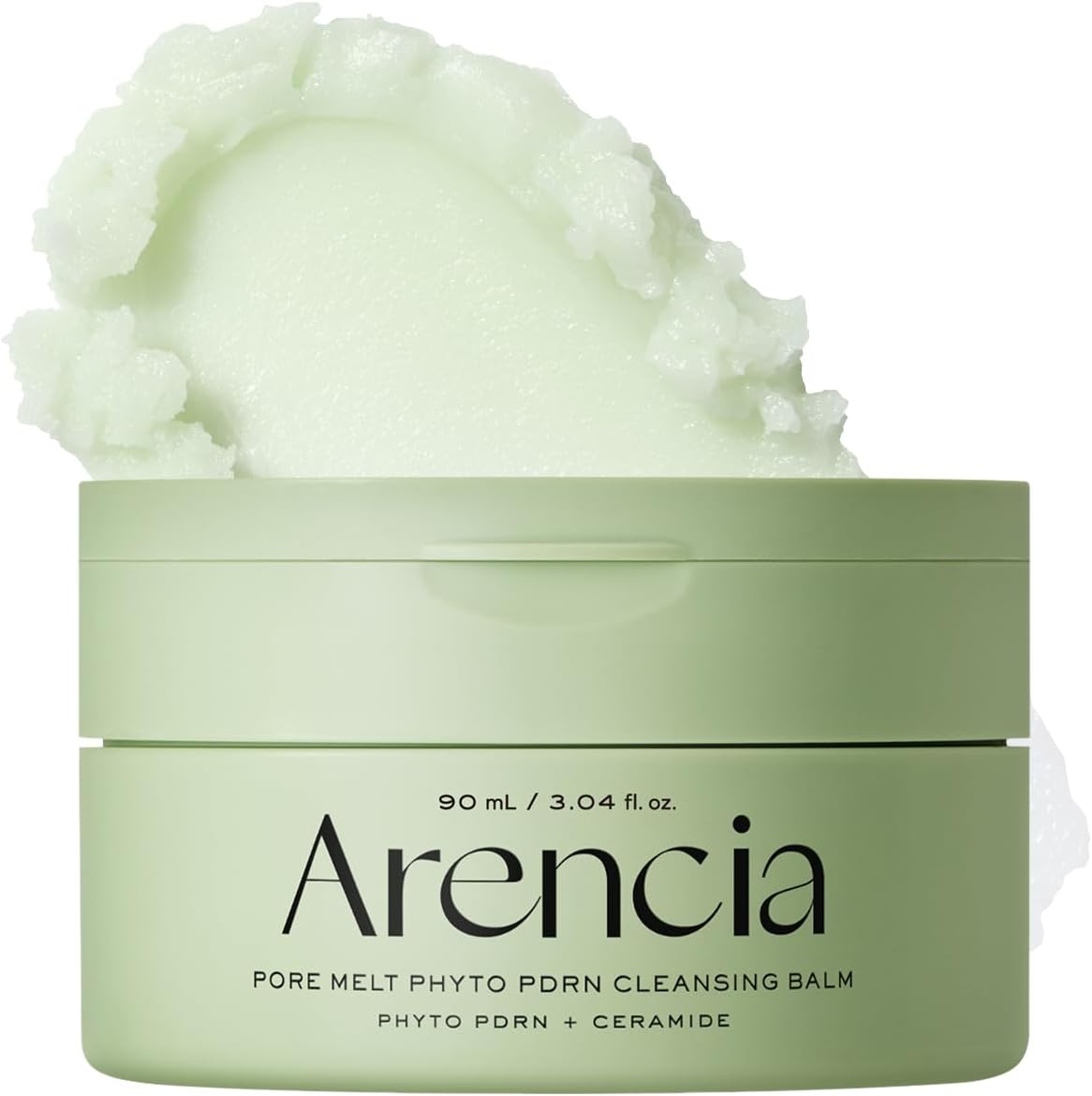 Arencia Pore Melt Phyto PDRN Cleansing Balm front view jar.