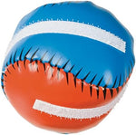 Close up of Velcro hook and loop ball and baseball mitt