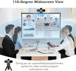 Gohero Pro Series high definition webcam mounted securely on top of a slim laptop screen.