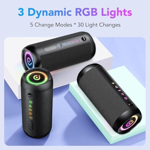 Taopodo M13 Bluetooth speaker in a outdoor travel setting