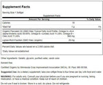 Swanson Flaxseed Oil High Lignan supplement bottle label details