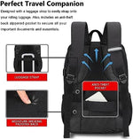 MAXTOP anti theft travel backpack highlighting hidden rear valuables pocket