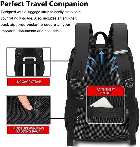 MAXTOP anti theft travel backpack highlighting hidden rear valuables pocket