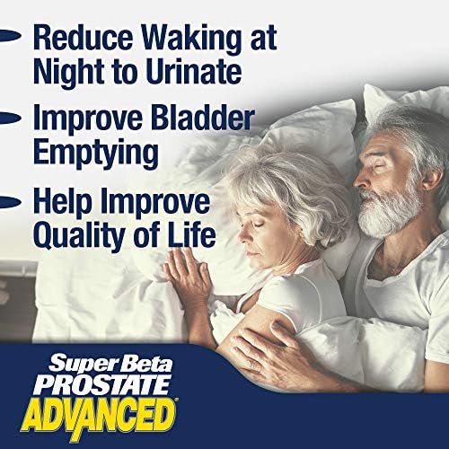 Super Beta Prostate Advanced prostate support supplement side label with ingredients list