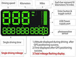Premium imported GPS and BeiDou dual mode chipset dashboard accessory with sticker stand attachment