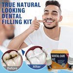 Packaging of the generic zinc oxide eugenol temporary cement kit for tooth filling restoration.