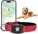 Myiwb reflective waterproof pet tracking collar showcasing the built-in tracking module
