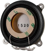 Dayton Audio surface transducer speaker driver showcasing the integrated 3M VHB adhesive mounting ring.