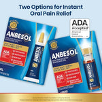 Anbesol instant oral pain relief liquid 0.41 ounce bottle for canker sores