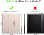 XUYICC Case Fits Kindle Oasis (9th Generation 2017 & 10th Generation 2019 Release) 7" Transparent, Lightweight Bumper Corners Slim Rubber TPU Back Cover - Clear - Image 2