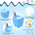 Children wearing tooth saver necklaces for memory keeping