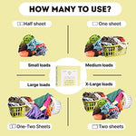 Eco Roots zero waste laundry detergent strips showing 64 loads capacity.