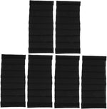 Homoyoyo 6 piece camera bag divider insert set front view showcasing the black padded layout