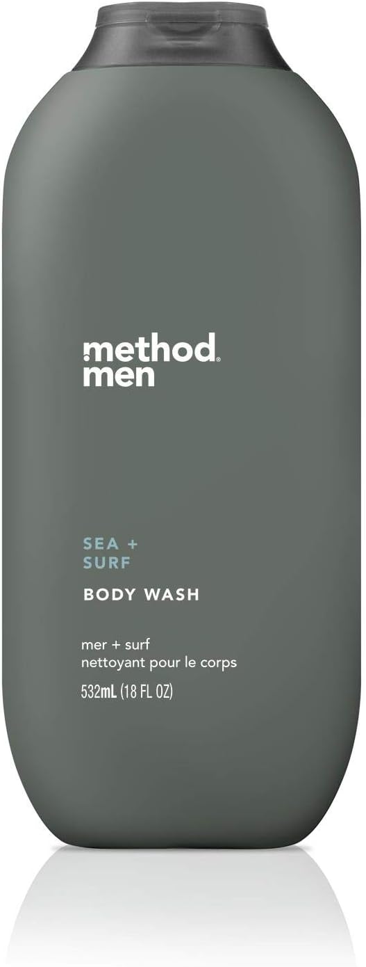 Method Men Body Wash Sea Surf front view bottle packaging