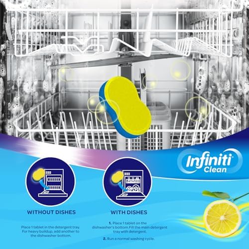 Close up of dishwasher cleaner tablet texture