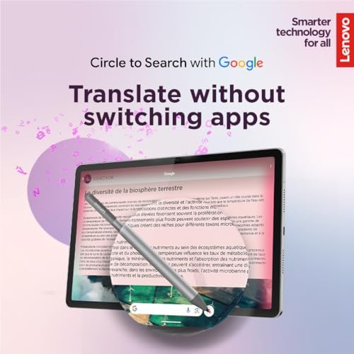 Lenovo Tab Pen writing on Idea Tab screen