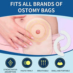 Waterproof skin friendly colostomy bag border tape application layout overview