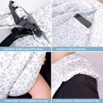 CUBY blue flower pattern premium imported baby holder
