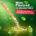 The Natural Dentist brand oral care packaging showing 600 count total quantity details.