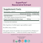 Pure Synergy SuperPure Resveratrol organic antioxidant supplement packaging