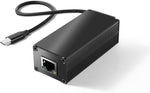 Revodata type-c ethernet adapter side angle view