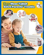TEKFUN large electronic writing pad being used by a child for practicing math equations