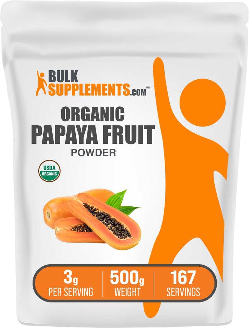 BulkSupplements papaya powder supplement for daily health