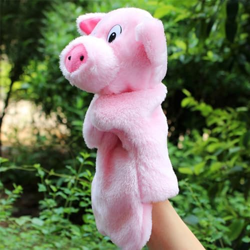 Soft plush texture detail of RIY animal puppets