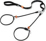 Howgo Double Slip Leash Slip Lead with Two Handles| Dual Dog Slip Lead for 2 Dogs,360 degrees Swivel No Tangle | Dog Training Collar | Double Clip Leash Coupler and Splitter (Multicolor, 6FT) - Image 10