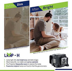 LMP-H V13H010L85 projector bulb module showcasing the premium glass reflector cup