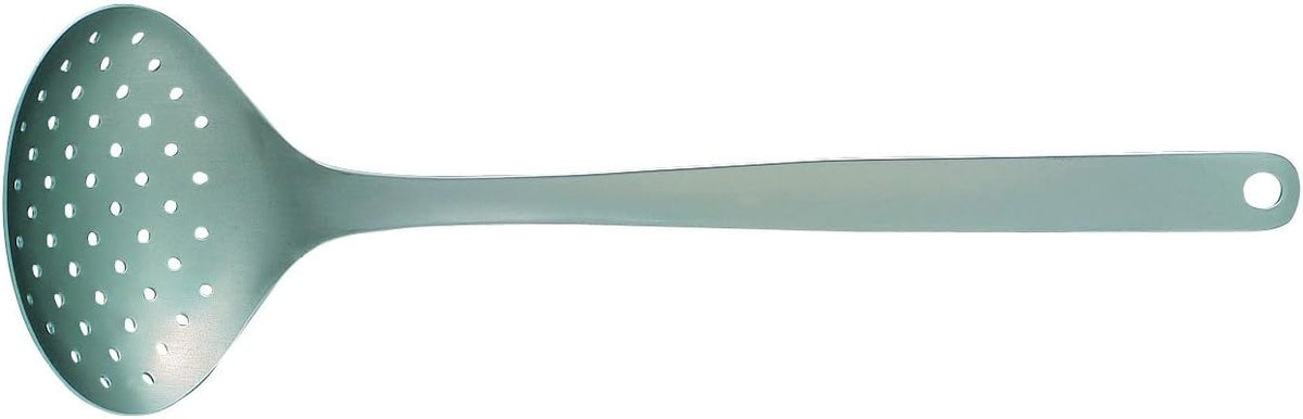 Sori Yanagi stainless steel spatula in use